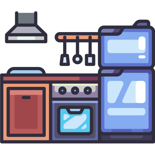 Cozinha completa e equipada